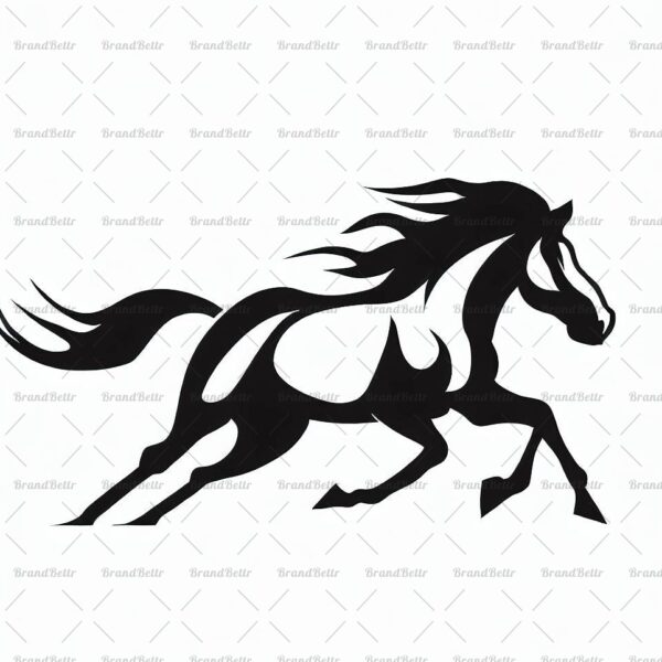Galoppierendes Pferd